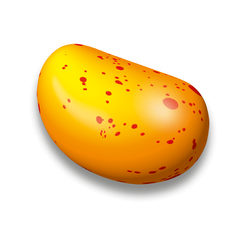 mango jelly bean